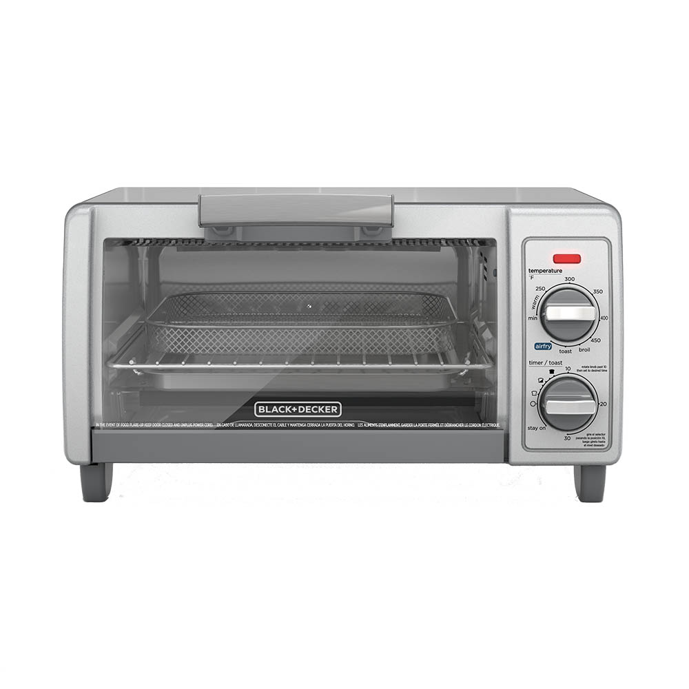 Crisp N Bake Air Fry 4 Slice Toaster Oven TO1785SG BLACK